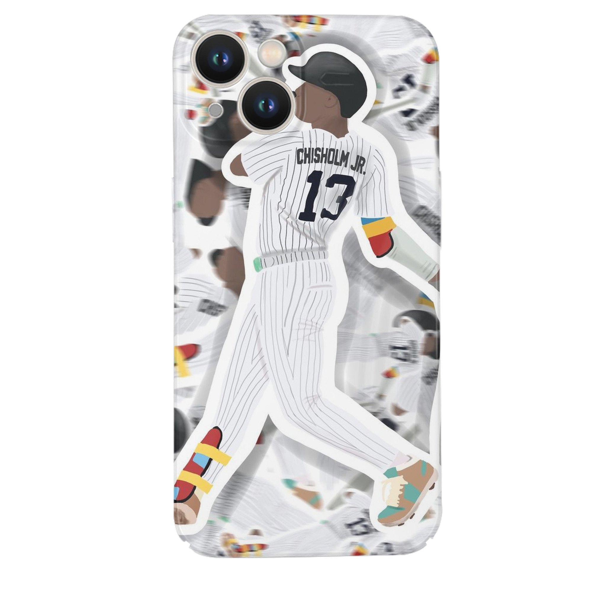 Jazz Chisholm Jr. 63 IPhone 14 Series Full-Cover Hard Case – Shockproof With Raised Camera Protection – Precise Cutouts, Wireless Charging Compatible – Durable, Anti-Yellowing, Easy To Clean